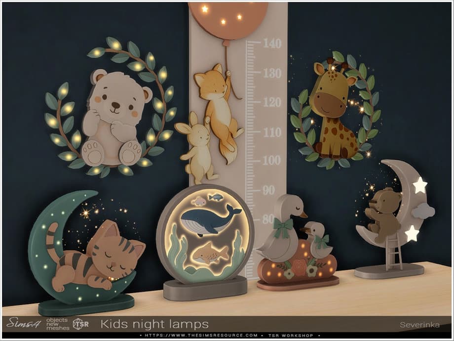 Скриншот мода Ночники Kids night lamps